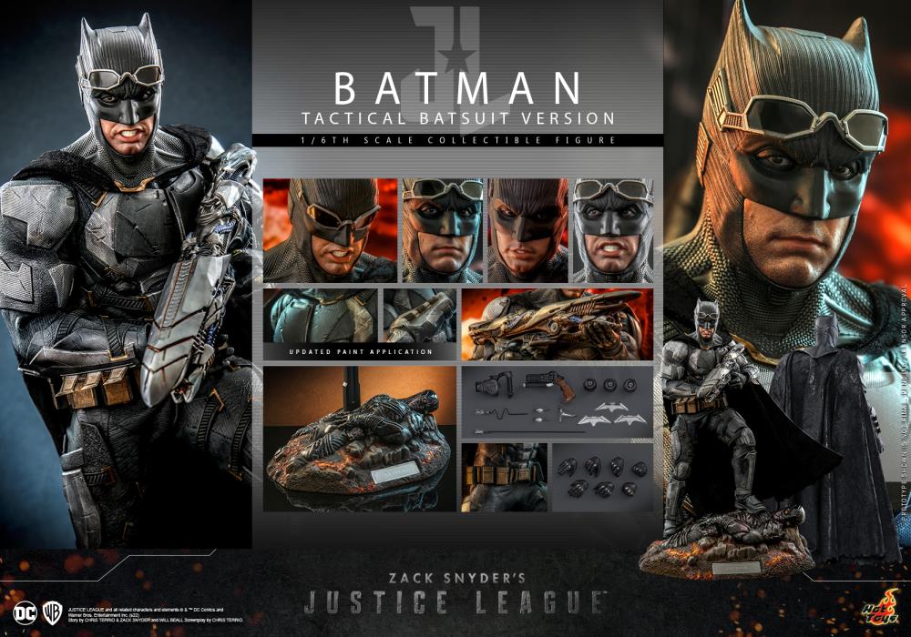Zack Snyder’s Justice League TMS085 Batman (Tactical Suit) 1/6th Scale Collectible Figure Gallery Image 22
