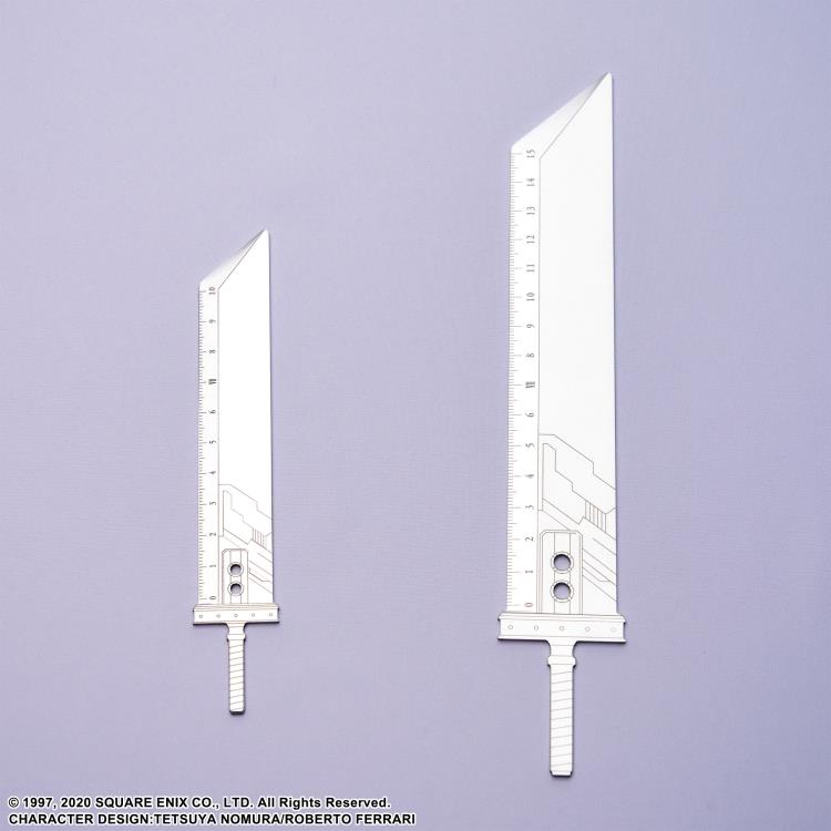 Final Fantasy VII: Remake Cloud's Buster Sword Set of 2 Metal Rulers Gallery Image 3
