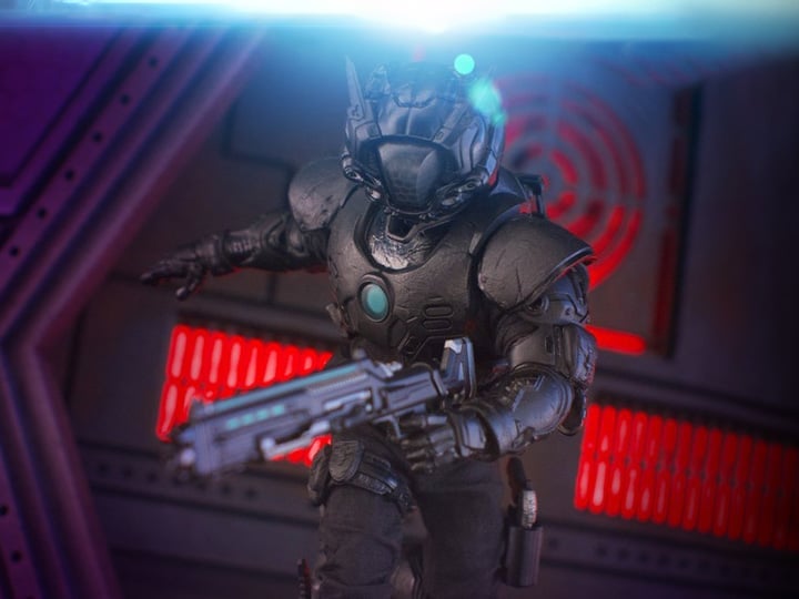 Rumble Society One:12 Collective Krig-13 Eradicator Hornet SDCC 2022 Exclusive Gallery Image 1