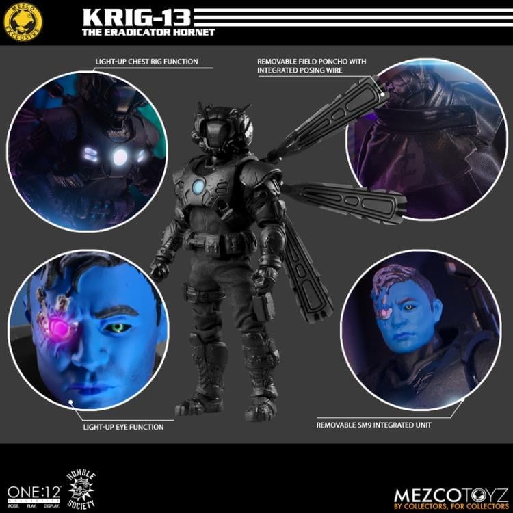 Rumble Society One:12 Collective Krig-13 Eradicator Hornet SDCC 2022 Exclusive Gallery Image 29