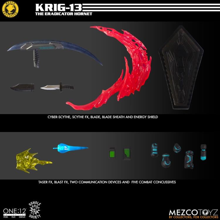 Rumble Society One:12 Collective Krig-13 Eradicator Hornet SDCC 2022 Exclusive Gallery Image 31