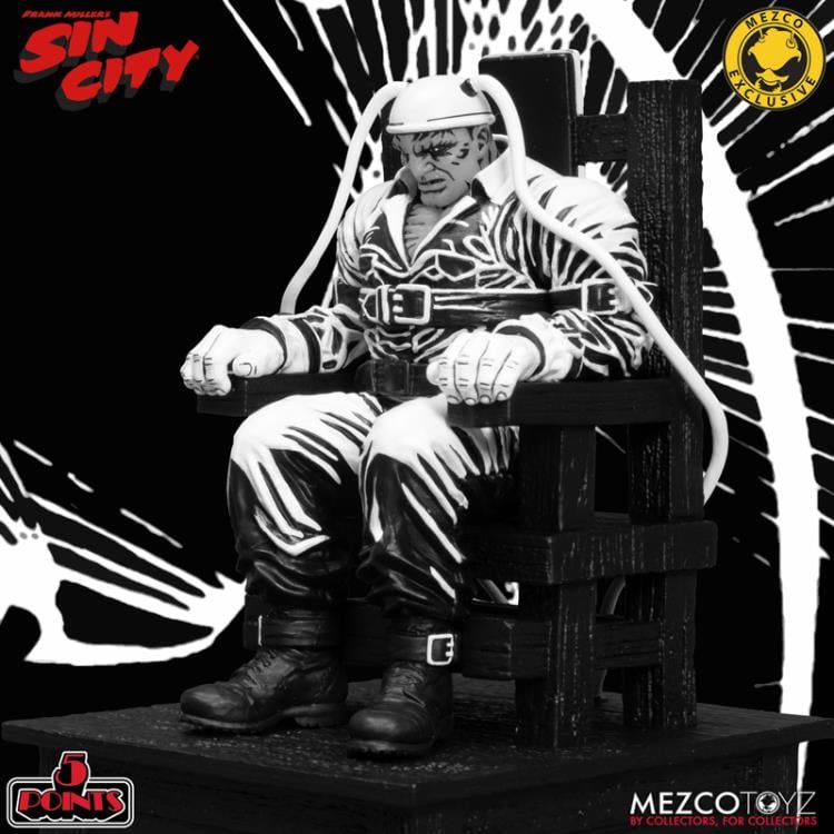 Sin City: The Hard Goodbye 5 Points Marv in Electric Chair Limited Edition SDCC 2022 Exclusive Gallery Image 4