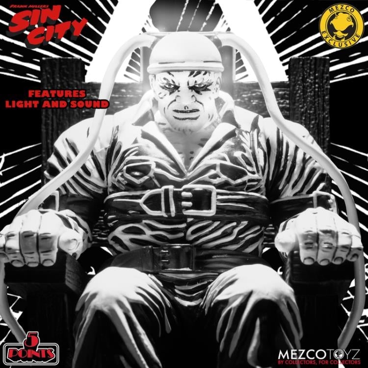 Sin City: The Hard Goodbye 5 Points Marv in Electric Chair Limited Edition SDCC 2022 Exclusive Gallery Image 6
