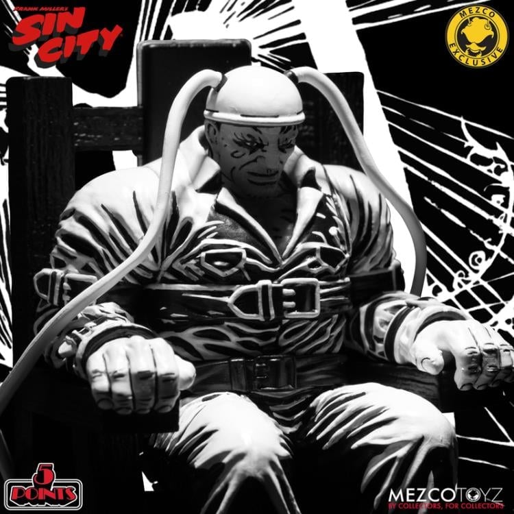 Sin City: The Hard Goodbye 5 Points Marv in Electric Chair Limited Edition SDCC 2022 Exclusive Gallery Image 5