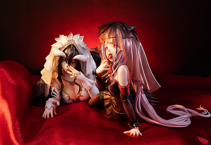 Overlord IV KD Colle Albedo & Shalltear (Bride Ver.) 1/7 Scale Figure Set Gallery Image 5
