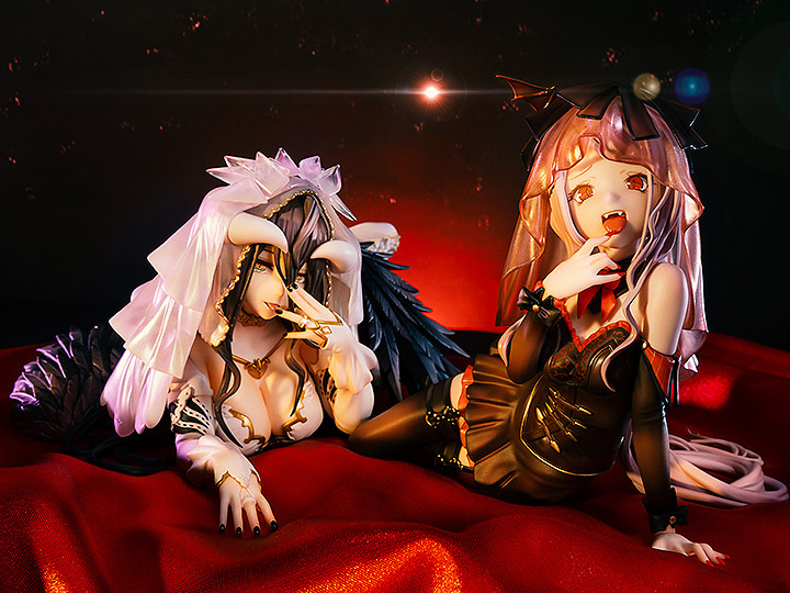Overlord IV KD Colle Albedo & Shalltear (Bride Ver.) 1/7 Scale Figure Set Gallery Image 1