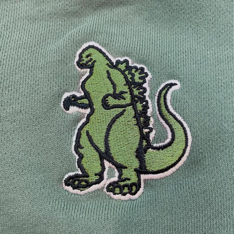 Godzilla Toho Embroidered Godzilla Crewneck Sweatshirt Gallery Image 3