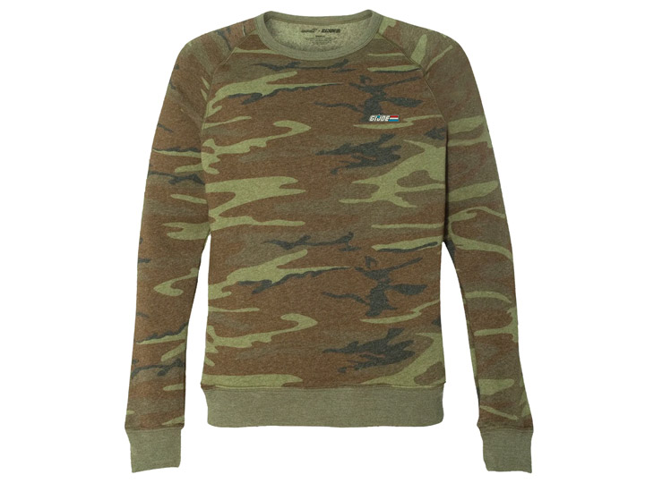 G.I. Joe Logo Camo Crewneck Sweatshirt Gallery Image 1