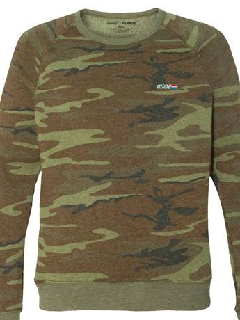 G.I. Joe Logo Camo Crewneck Sweatshirt Gallery Image 2