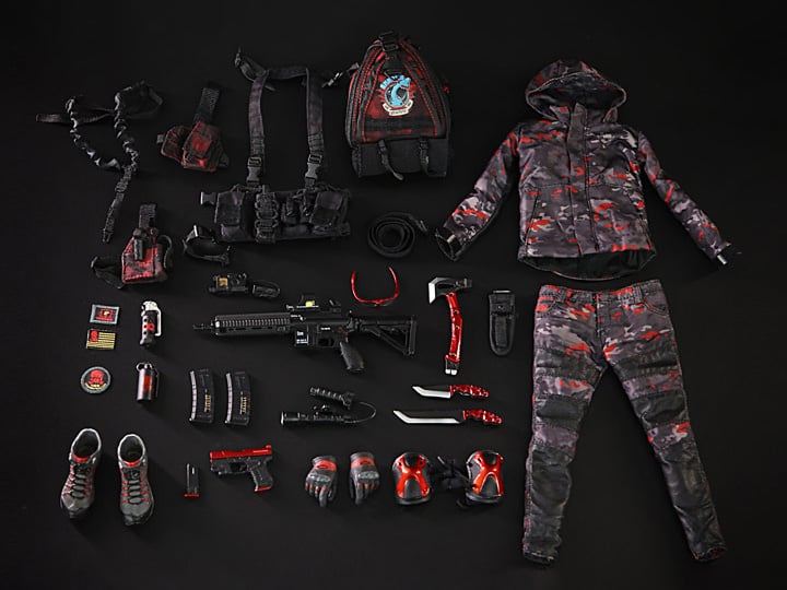 1/6 女性 Tactical Wear セットB（3S-008B） Tactical Team Female Soldier 1/6 Scale Accessory Set B