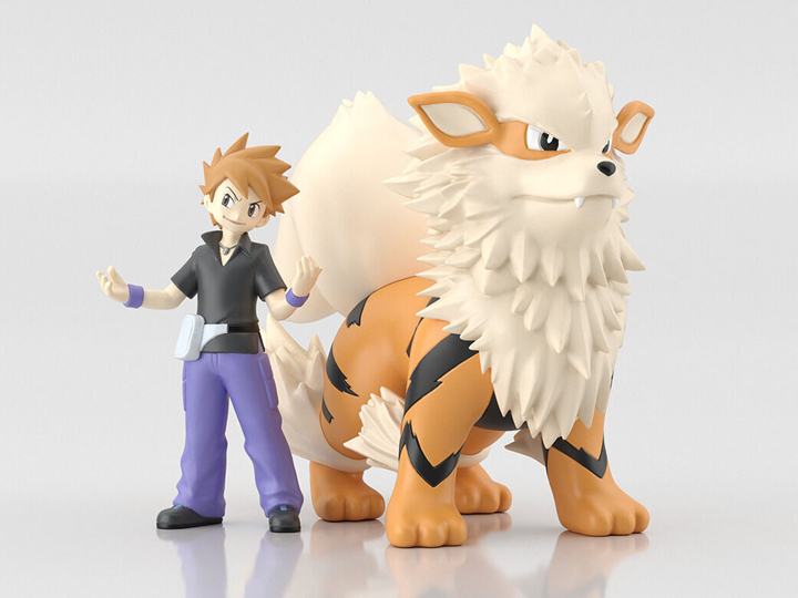 Pokemon Scale World Kanto Blue Oak & Arcanine Two-Pack (Reissue) Gallery Image 1