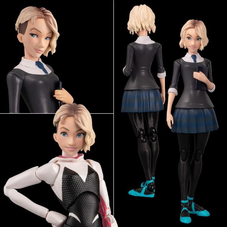 Spider-Man: Into the Spider-Verse SV-Action Spider-Gwen & Spider-Ham Set Gallery Image 13