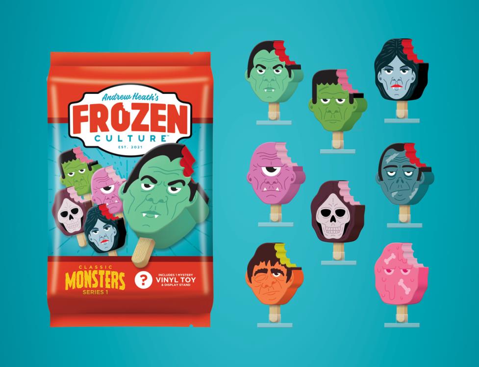 Frozen Culture x Classic Monsters Mystery Vinyl Series Vol. 1 Box of 9 Random Figures Gallery Image 3