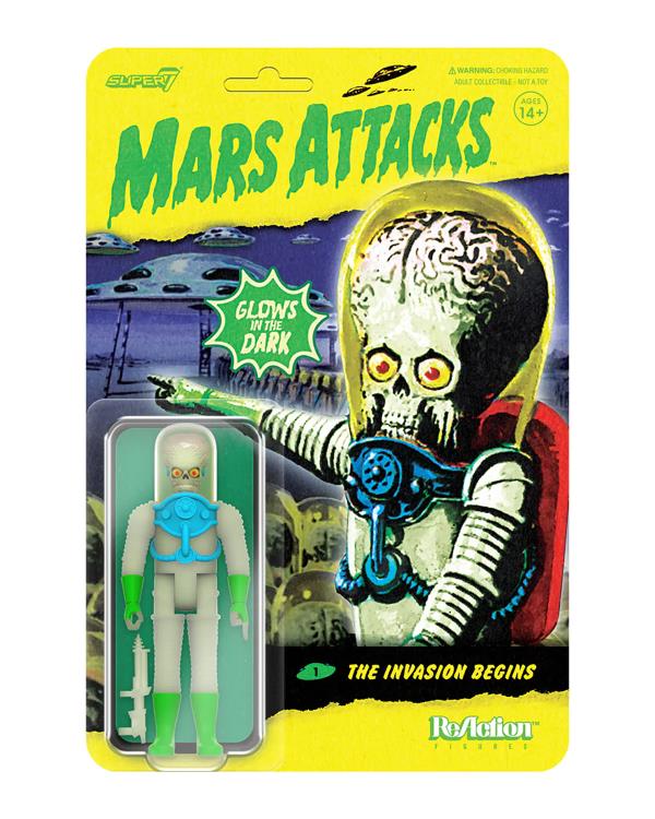 Mars Attacks ReAction The Invasion Begins (Glow Ver.) Figure Gallery Image 5