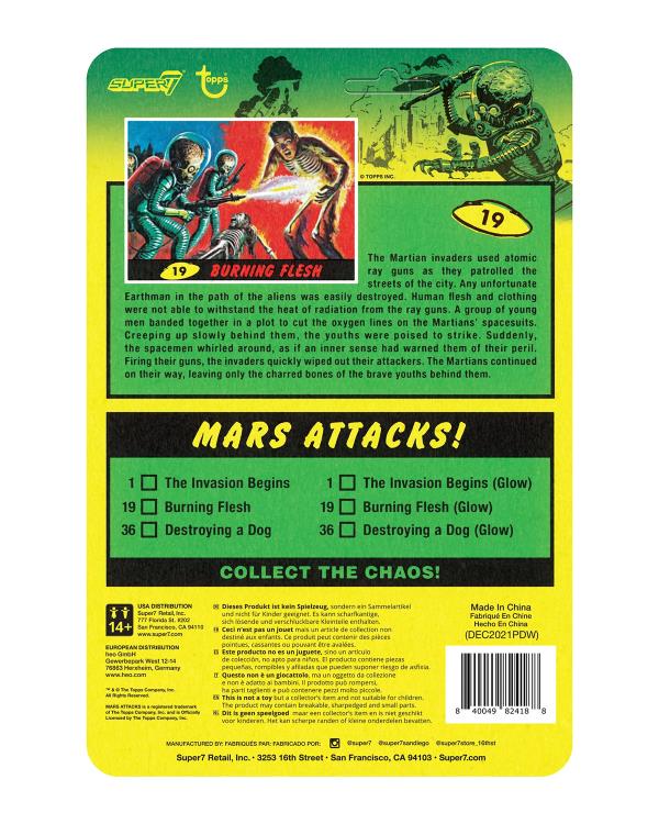 Mars Attacks ReAction Burning Flesh (Glow Ver.) Figure Gallery Image 6