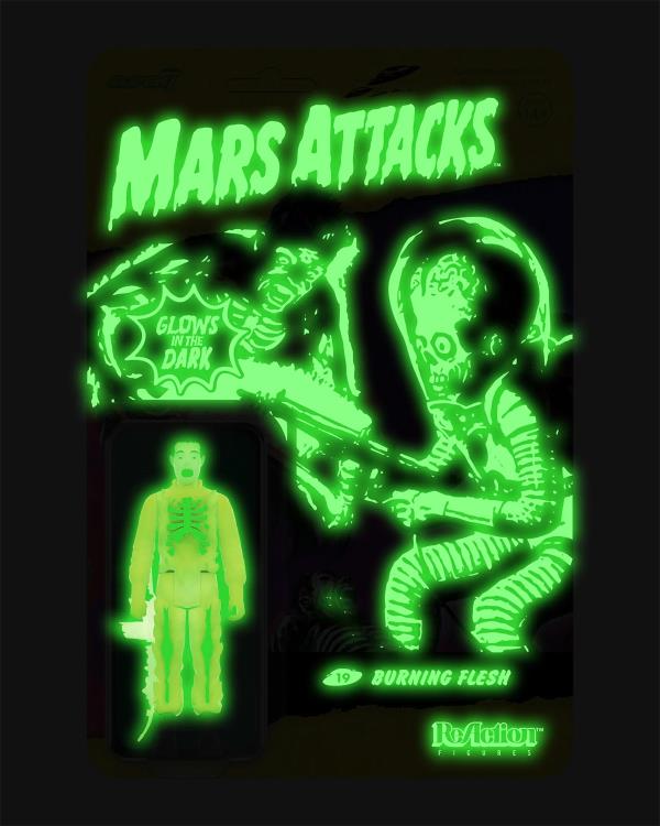 Mars Attacks ReAction Burning Flesh (Glow Ver.) Figure Gallery Image 7