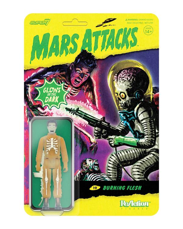 Mars Attacks ReAction Burning Flesh (Glow Ver.) Figure Gallery Image 5