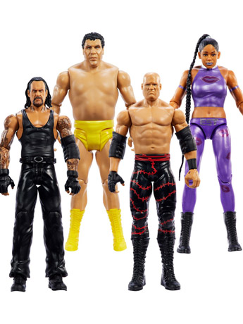 WWE WrestleMania Basic Wave 3 Set of 4 Figures Gallery Image 2
