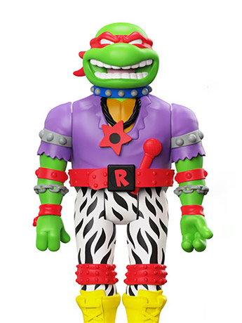Teenage Mutant Ninja Turtles ReAction Heavy Metal Raph Figure Gallery Image 2