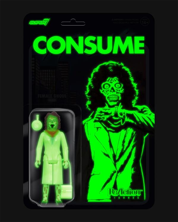 They Live ReAction Female Ghoul (Glow Ver.) Figure Gallery Image 7