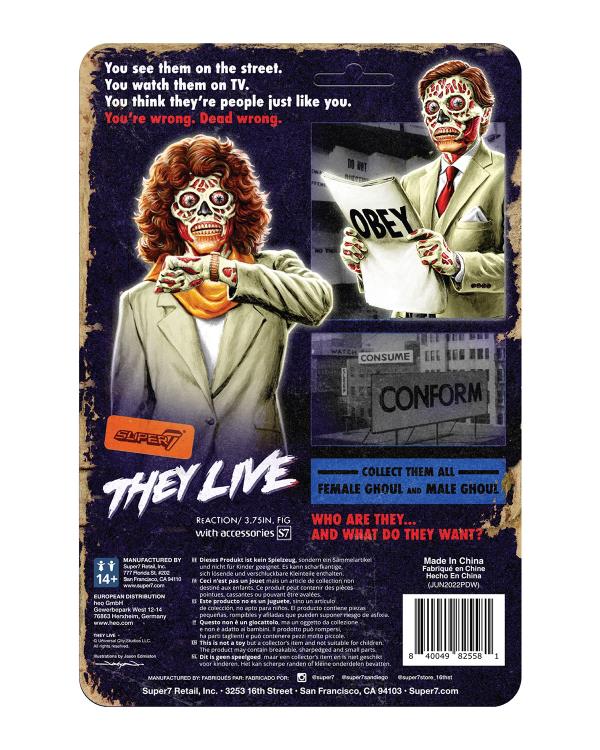 They Live ReAction Female Ghoul (Glow Ver.) Figure Gallery Image 6
