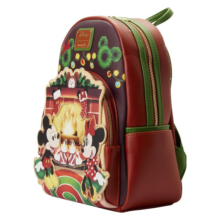Mickey Mouse Minnie Hot Cocoa Fireplace Mini Backpack Gallery Image 3
