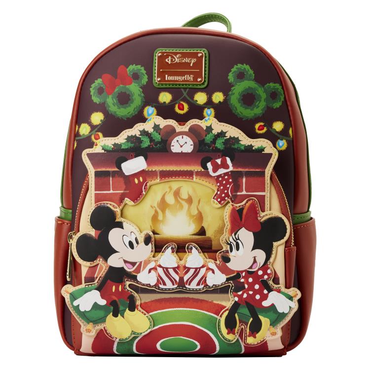 Mickey Mouse Minnie Hot Cocoa Fireplace Mini Backpack Gallery Image 4