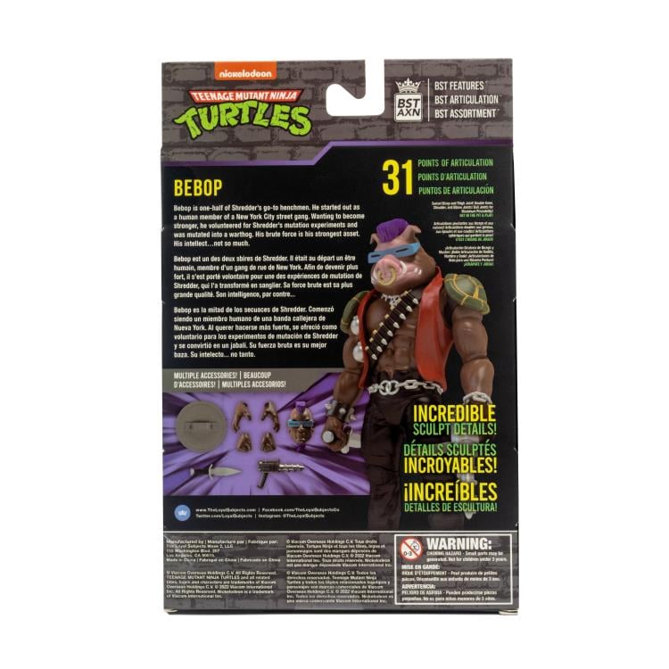 Teenage Mutant Ninja Turtles BST AXN Bebop (80's) Gallery Image 9