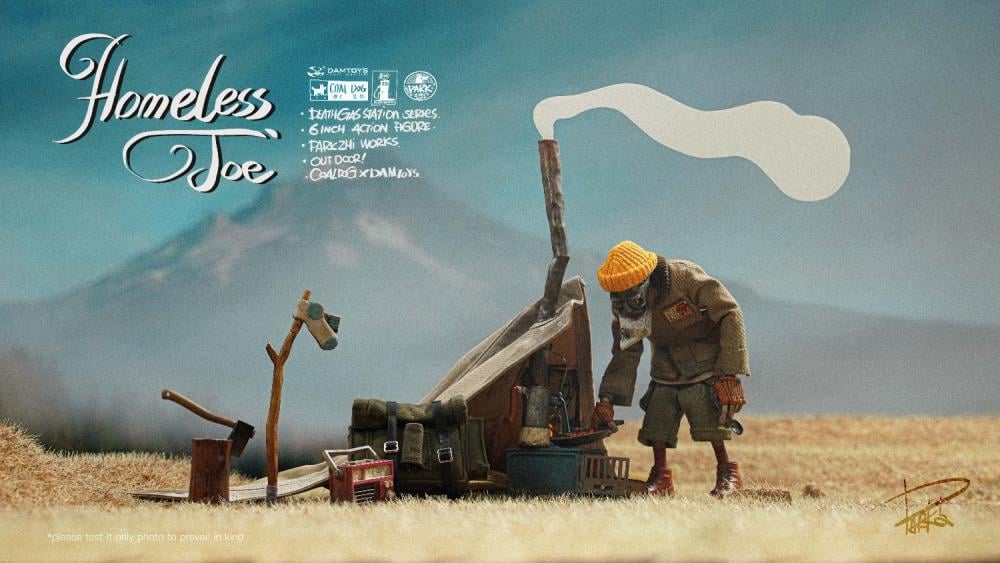 Death Gas Station Homeless Joe 1/12 Scale Figure Gallery Image 9