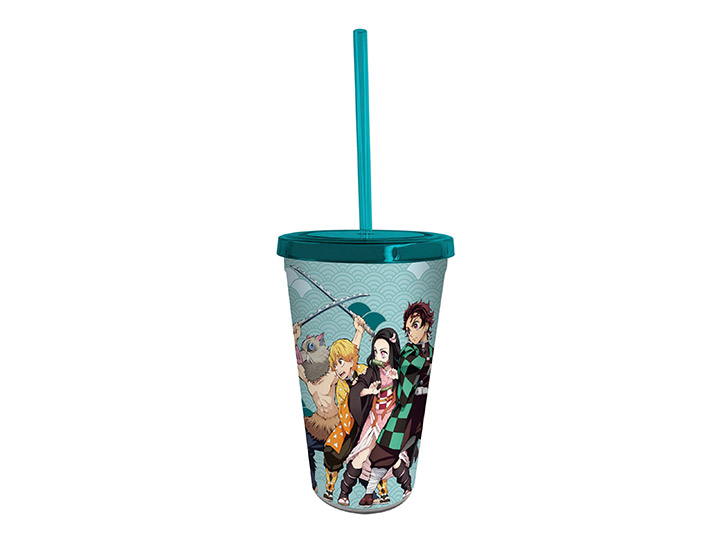 Demon Slayer: Kimetsu no Yaiba 16oz Tumbler & Straw Gallery Image 1