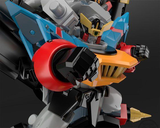 The King of Braves GaoGaiGar Super Mini-Pla GaoGaiGo Exclusive Model Kit (Reissue) Gallery Image 4
