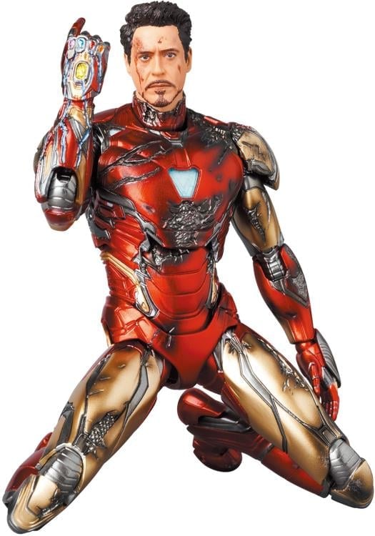 マフェックス アイアンマン エンドゲーム 195 MAFEX No. 195 Iron Man Mark 85 Battle Damaged Figure