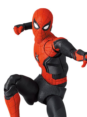 Spider-Man: No Way Home MAFEX No.194 Spider-Man (Upgraded Suit) Action Figure Gallery Image 2