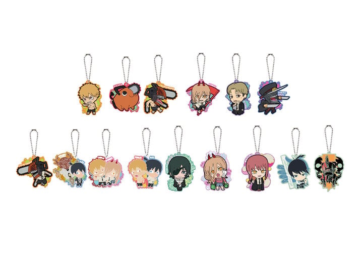 Chainsaw Man SD Mascot Box of 12 Random Keychains Gallery Image 1