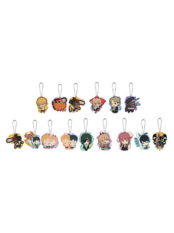 Chainsaw Man SD Mascot Box of 12 Random Keychains Gallery Image 2