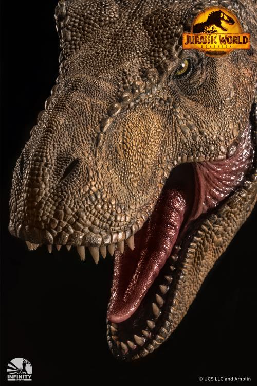 Jurassic World: Dominion Tyrannosaurus Rex Wall-Mounted Bust with Display Stand Gallery Image 23