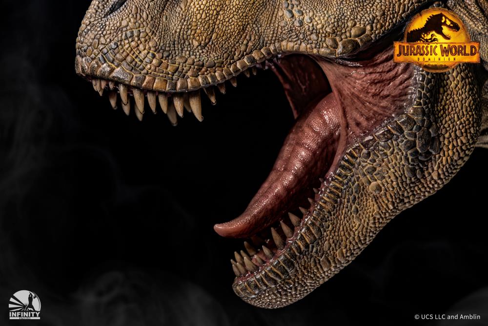 Jurassic World: Dominion Tyrannosaurus Rex Wall-Mounted Bust with Display Stand Gallery Image 24