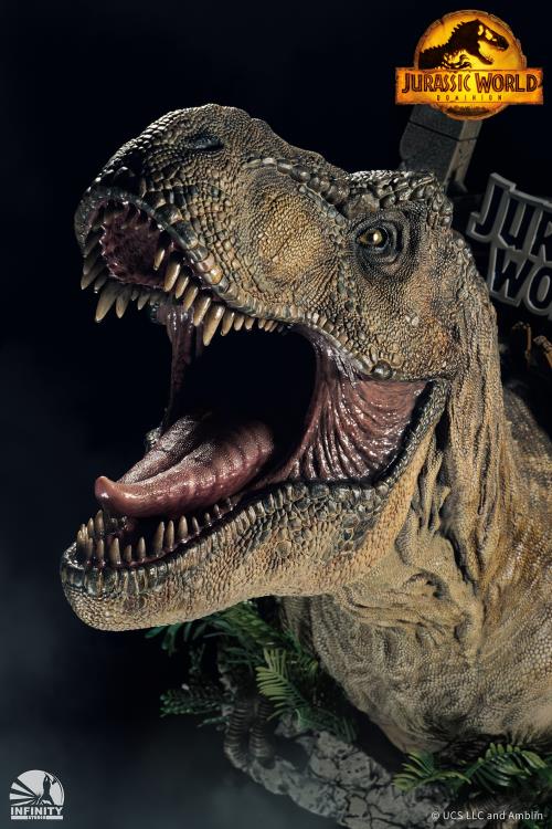 Jurassic World: Dominion Tyrannosaurus Rex Wall-Mounted Bust with Display Stand Gallery Image 18