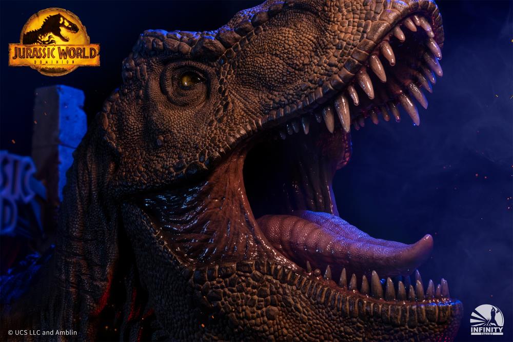 Jurassic World: Dominion Tyrannosaurus Rex Wall-Mounted Bust with Display Stand Gallery Image 13