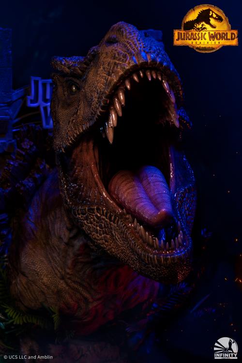 Jurassic World: Dominion Tyrannosaurus Rex Wall-Mounted Bust with Display Stand Gallery Image 14