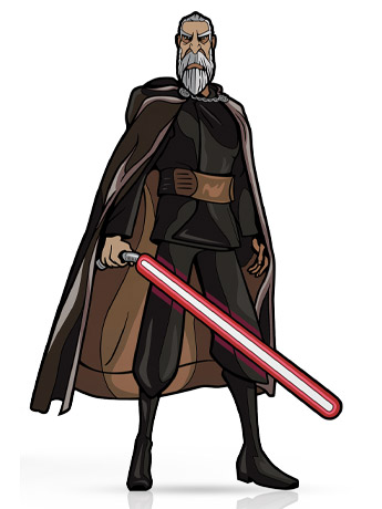Star Wars: The Clone Wars FiGPiN #997 Count Dooku Gallery Image 2
