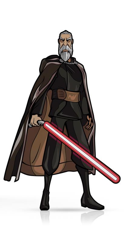 Star Wars: The Clone Wars FiGPiN #997 Count Dooku Gallery Image 3