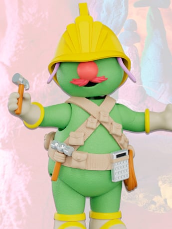 Fraggle Rock Flange Doozer Action Figure Gallery Image 2