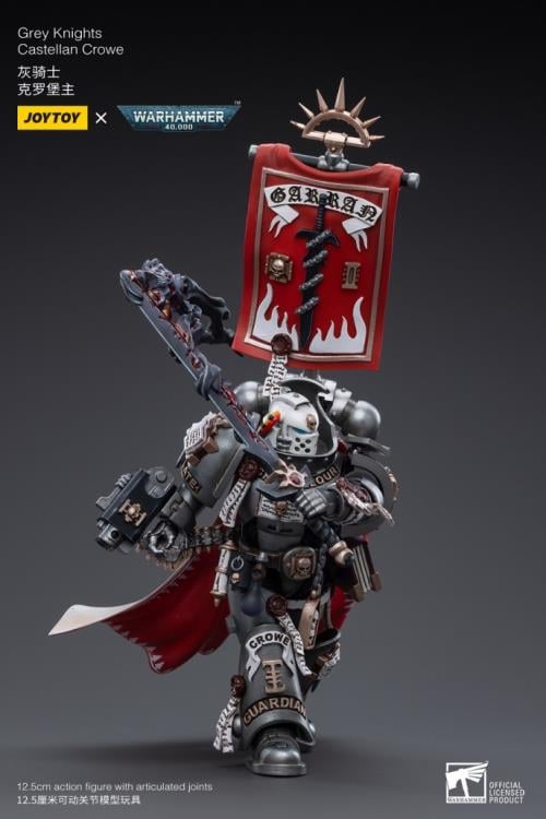 Warhammer 40K Grey Knights Castellan Crowe 1/18 Scale Action Figure Gallery Image 6