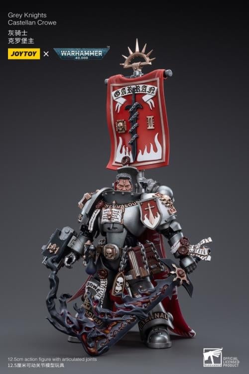 Warhammer 40K Grey Knights Castellan Crowe 1/18 Scale Action Figure Gallery Image 9