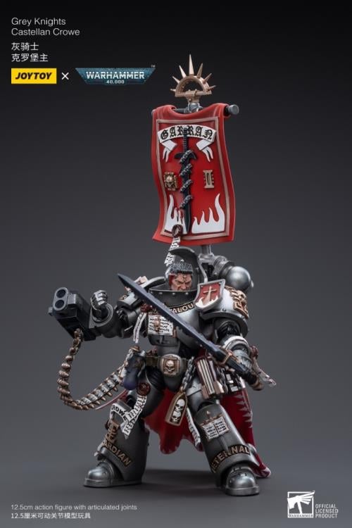 Warhammer 40K Grey Knights Castellan Crowe 1/18 Scale Action Figure Gallery Image 4