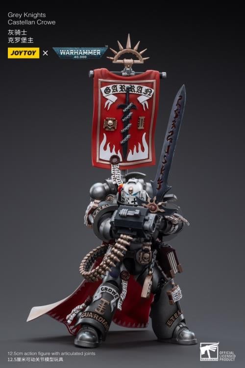 Warhammer 40K Grey Knights Castellan Crowe 1/18 Scale Action Figure Gallery Image 8