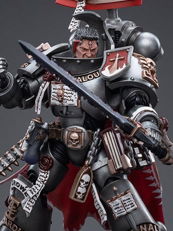Warhammer 40K Grey Knights Castellan Crowe 1/18 Scale Action Figure