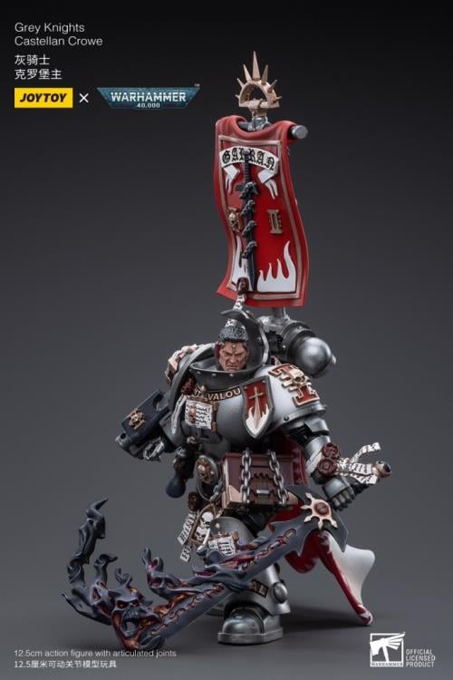 Warhammer 40K Grey Knights Castellan Crowe 1/18 Scale Action Figure Gallery Image 11