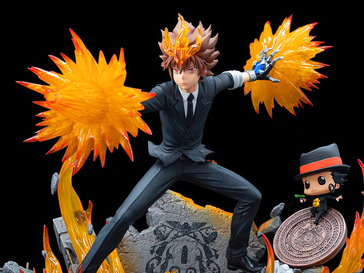 Katekyo Hitman Reborn! Tsuna, Reborn & Natsu 1/6 Scale Limited Edition Statue Gallery Image 1